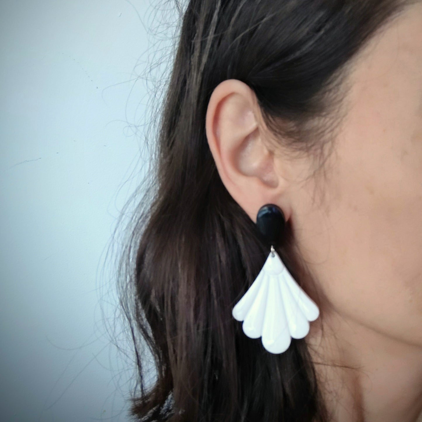 Pendientes abanico