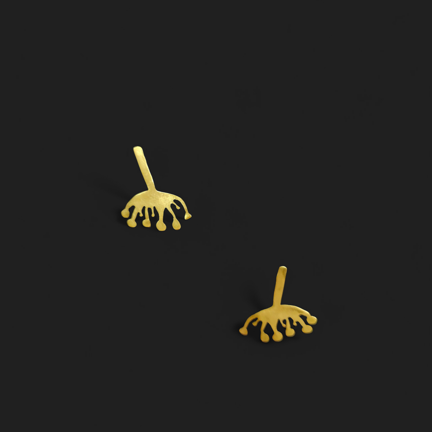 Pendientes Flor Lluvia