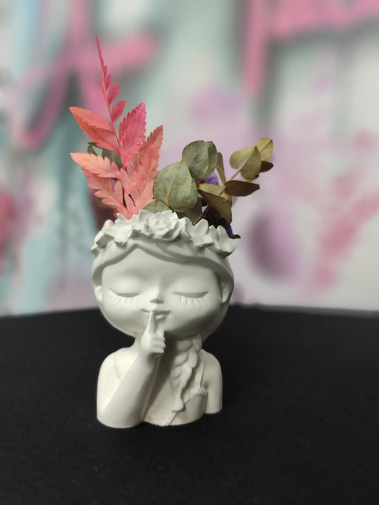 Maceta Florero Niña