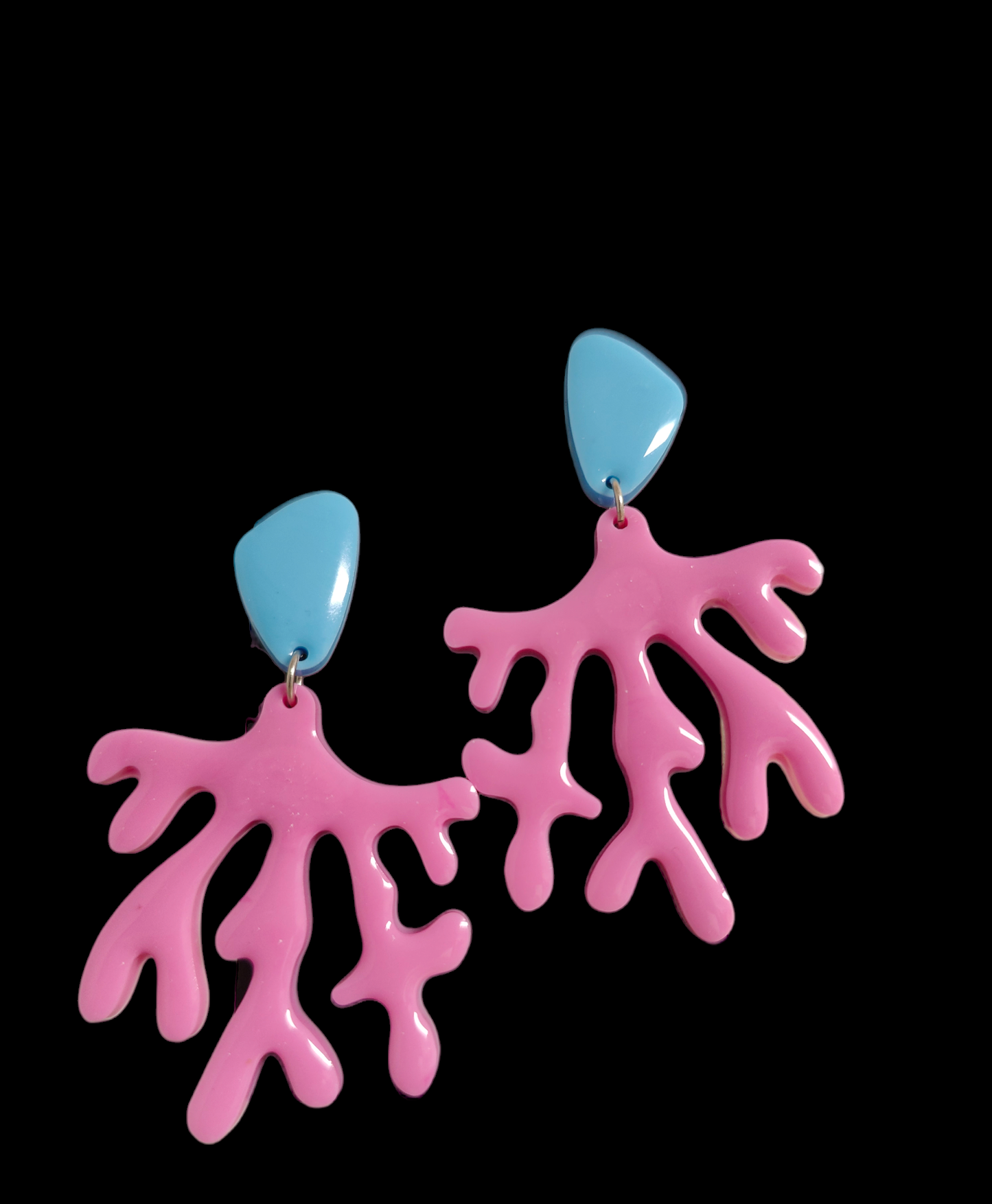 Pendientes coral