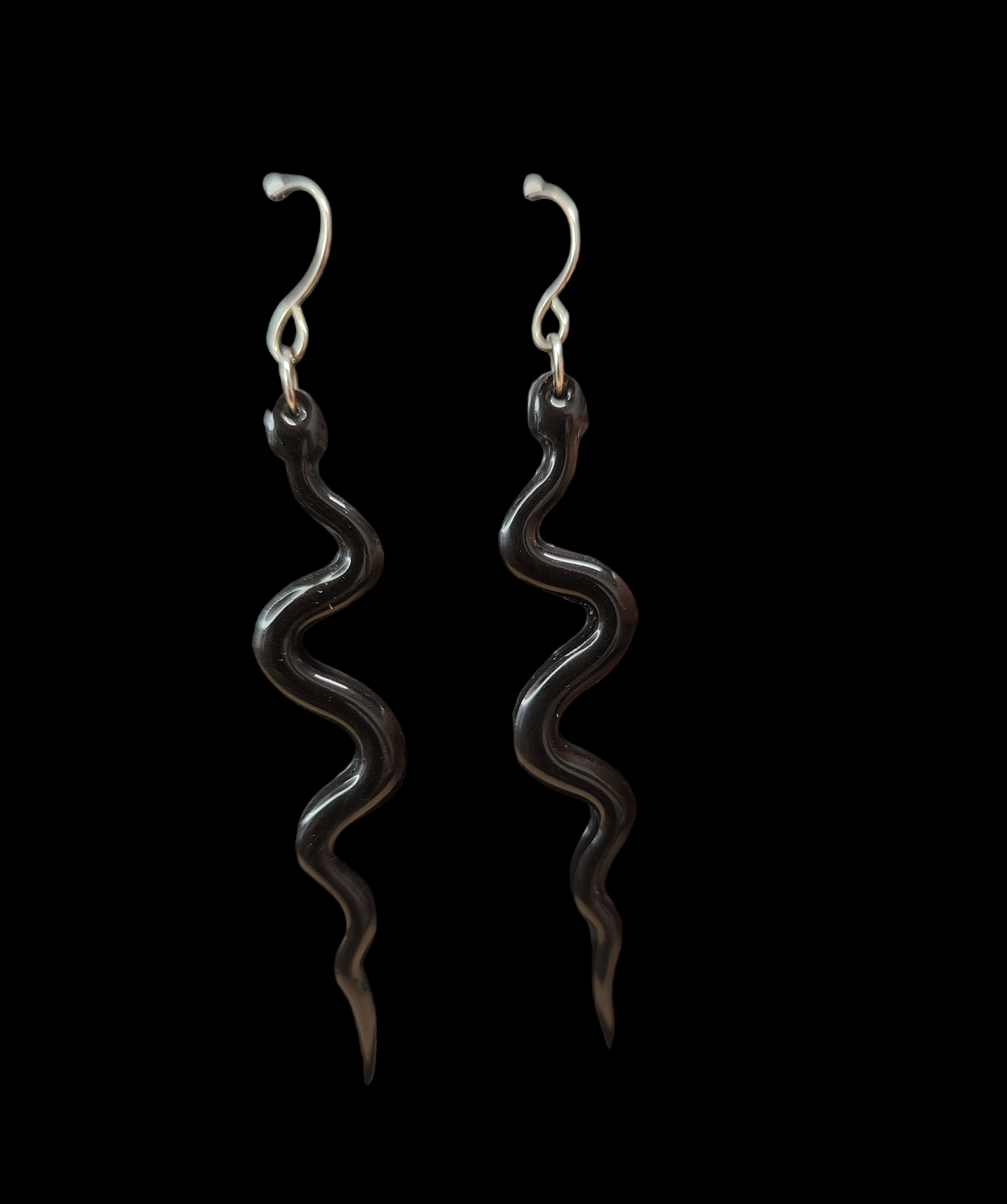 Pendientes en forma de serpiente